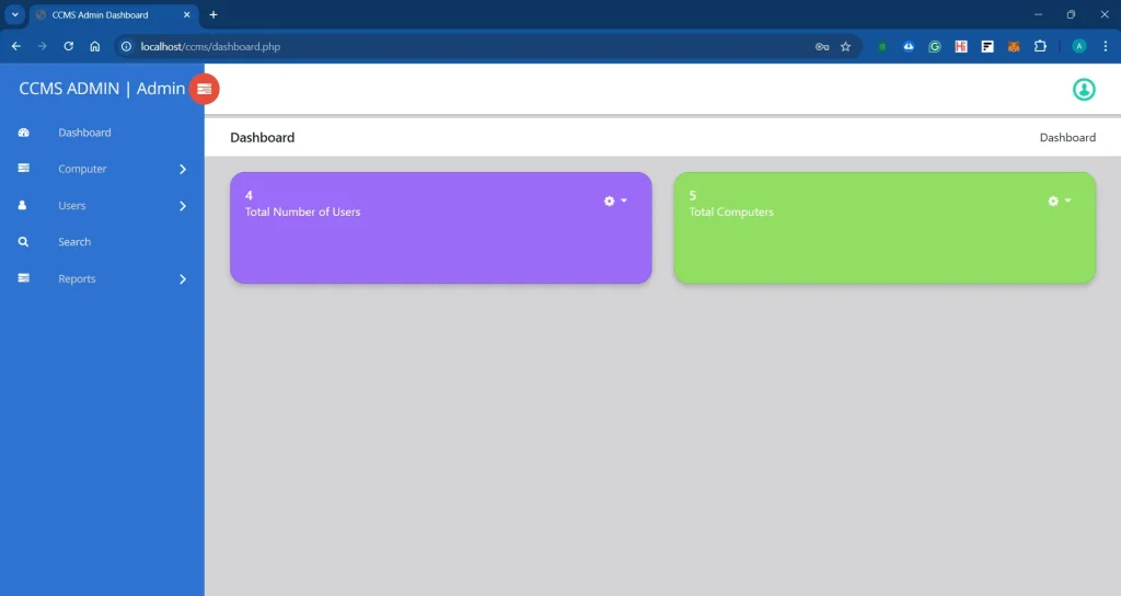 Cyber Cafe Management System Using PHP & MySQL